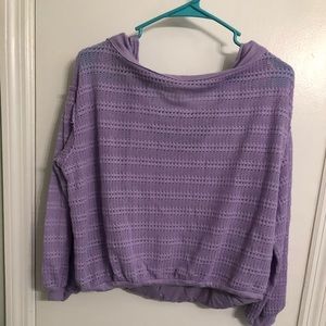 Free people lavender sweater